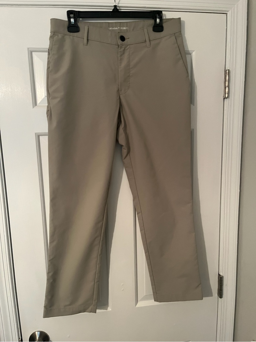 Banana Republic Men's Slim Stretch Chinos in Light Tan